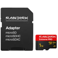   SanDisk Extreme PRO microSDXC 1TB U3 V30 A2 (UHS-I) memóriakártya (250/170 MB/s) (00226960)