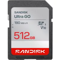   SanDisk SDXC Ultra GO 512GB U1 V10 (UHS-I) memóriakártya (190 MB/s) (00226976)