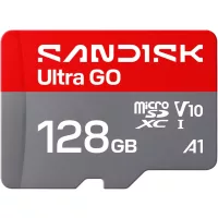   SanDisk Ultra GO microSDXC 128GB U1 V10 A1 (UHS-I) memóriakártya (190MB/s)  (00226979)