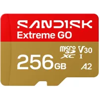   SanDisk Extreme GO microSDXC 256GB U3 V30 A2 (UHS-I) memóriakártya (240/160 MB/s) (00226992)