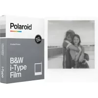   Polaroid B&W fekete-fehér i-Type film, fotópapír fehér kerettel (8 lap)