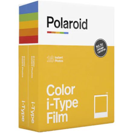 Polaroid színes i-Type film, fotópapír fehér kerettel (dupla csomag)