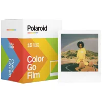   Polaroid színes Go film, fotópapír fehér kerettel (dupla csomag)