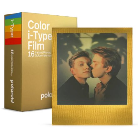 Polaroid színes i-Type Golden Moments film, fotópapír arany kerettel (dupla csomag)