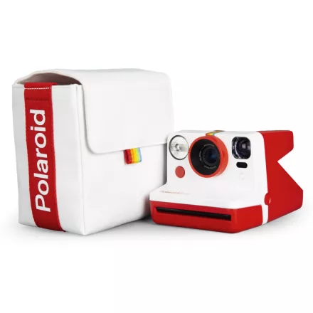 Polaroid Now táska (fehér-piros)