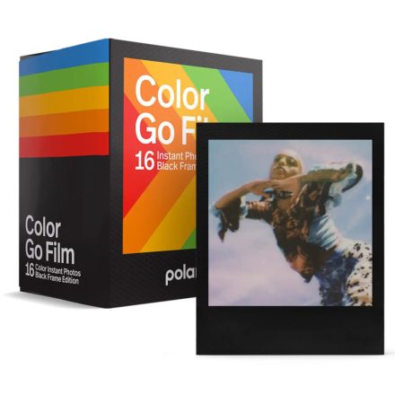 Polaroid színes Go film, fotópapír fekete kerettel (dupla csomag)