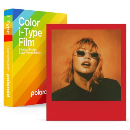 Polaroid színes i-Type Color Frames film, fotópapír színes kerettel (8 lap)