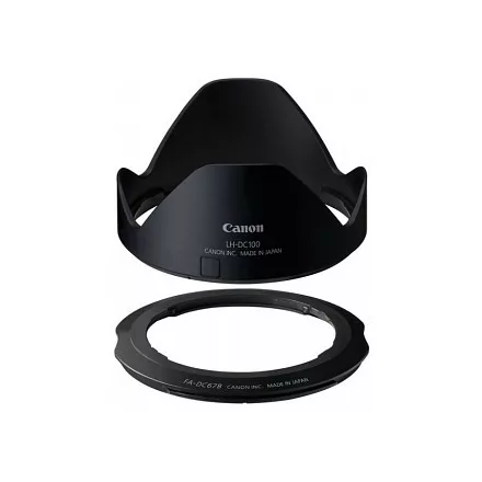 Canon LH-DC100 napellenző FA-DC67B szűrőadapterrel
