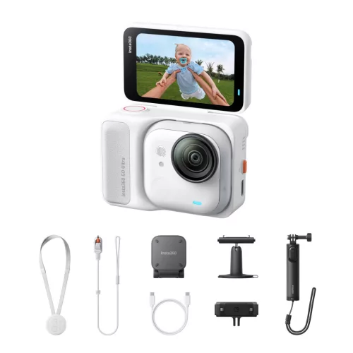 Insta360 GO Ultra mini akciókamera, Creator Bundle (fehér)