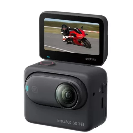 Insta360 GO 3S akciókamera, Motorcycle In-Helmet POV Bundle (128GB) fekete)