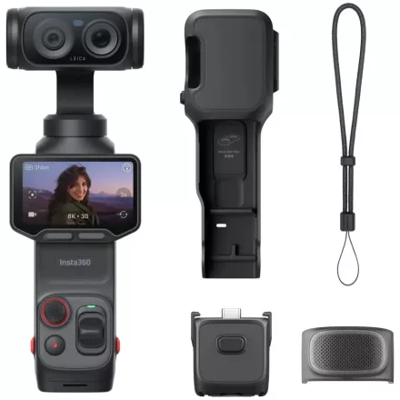 Insta360 Luna Ultra gimbal kamera, Standard Bundle Cosmic Black (fekete)
