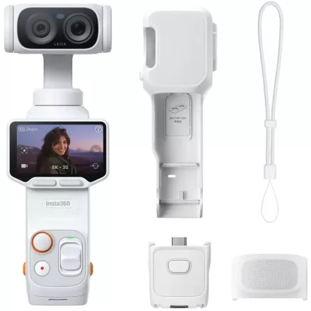 Insta360 Luna Ultra gimbal kamera, Standard Bundle Stellar White (fehér)