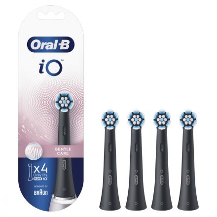 Oral-B iO Gentle Care Black fogkefefej (4db) (10PO010362)