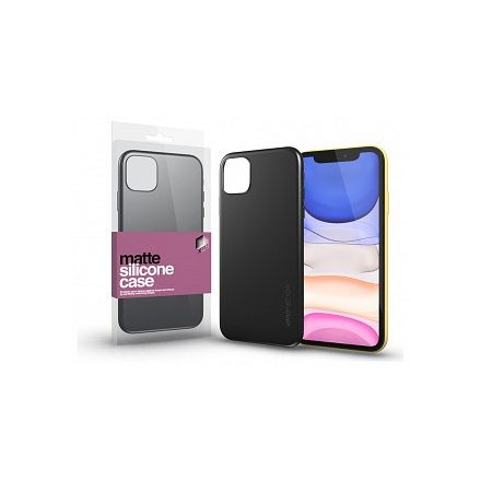 Xpro Case Apple iPhone 12 Pro Max ultravékony szilikon matte tok (fekete)