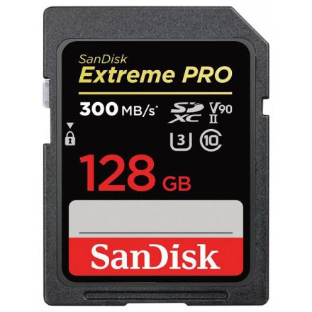 SanDisk SDXC Extreme PRO 128GB U3 V90 (UHS-II) (300MB/s) (121506)