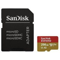   SanDisk Extreme microSDXC V30 A2 256GB + adapter (190MB/s) (121587)