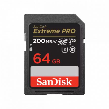 SanDisk Extreme PRO SDXC 64GB (200MB/s) (121595)