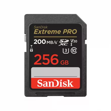 SanDisk Extreme PRO SDXC 256GB (200MB/s) (121597) (használt)