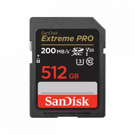 SanDisk Extreme PRO SDXC 512GB (200MB/s) (121598)