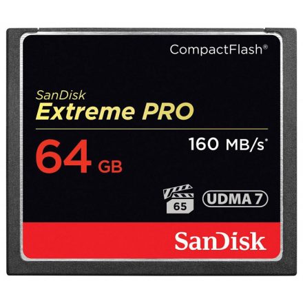 SanDisk Extreme PRO CF 64GB (160MB/s) (használt)