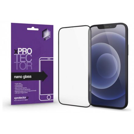 Xprotector Apple iPhone 13 Pro Max Nano Glass kijelzővédő fekete kerettel
