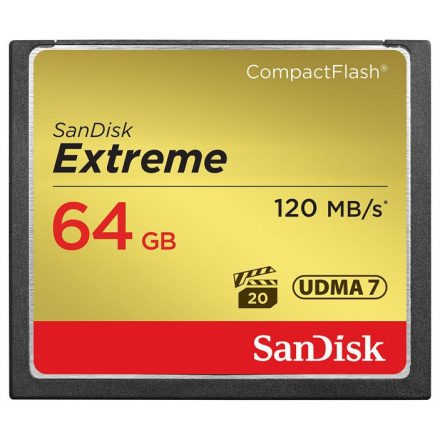 SanDisk Extreme CF 64GB (120MB/s) (használt)