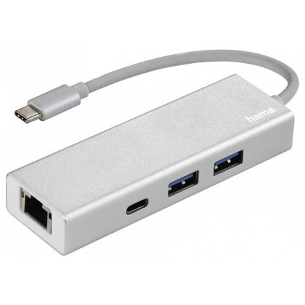 Hama USB 3.1 TYPE-C HUB (2 USB + 1 USB-C) + LAN