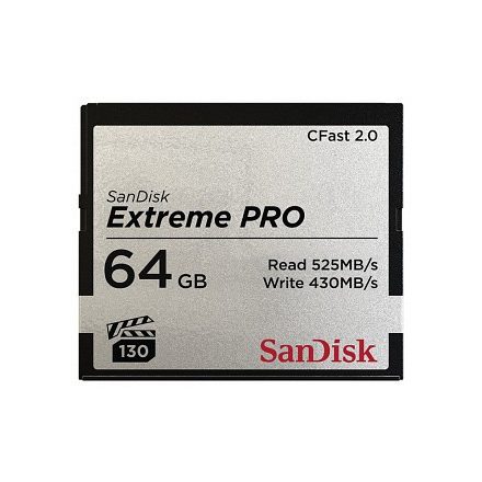 Sandisk CFast Extreme PRO 64GB 525MB/s (használt)