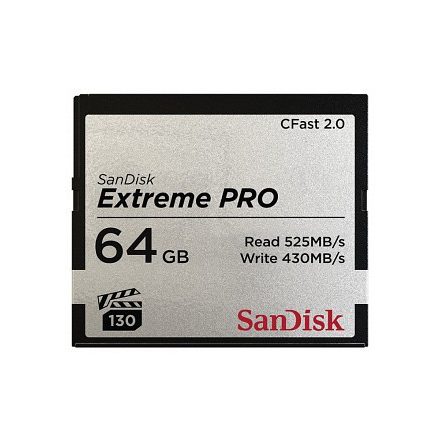 Sandisk CFast Extreme PRO 64GB 525MB/s (használt)