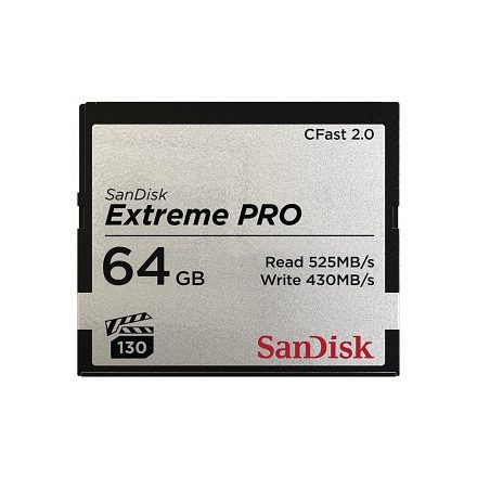 SanDisk CFast Extreme PRO 64GB 525MB/s (139791)