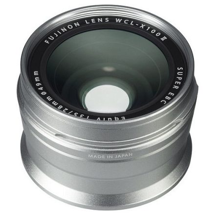Fujifilm WCL-X100 II nagylátószögű előtétlencse (ezüst)