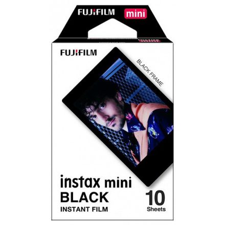 Fujifilm Instax Mini Black fotópapír (10 lap)