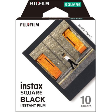 Fujifilm Instax Square Black frame fotópapír (10 lap)