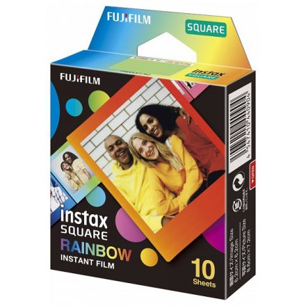 Fujifilm Instax Square fotópapír (Rainbow) (10 lap)