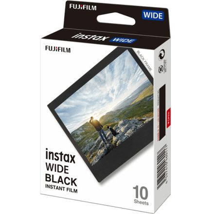 Fujifilm Instax Wide Black fotópapír (10 lap)