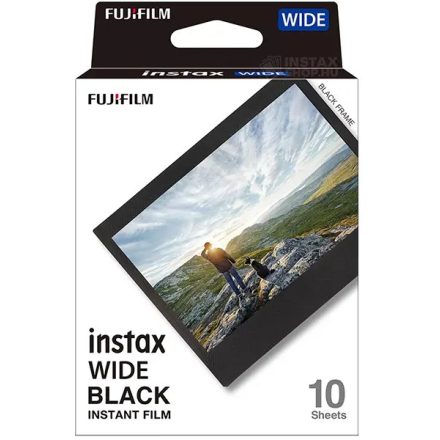 Fujifilm Instax Wide Black fotópapír (10 lap)