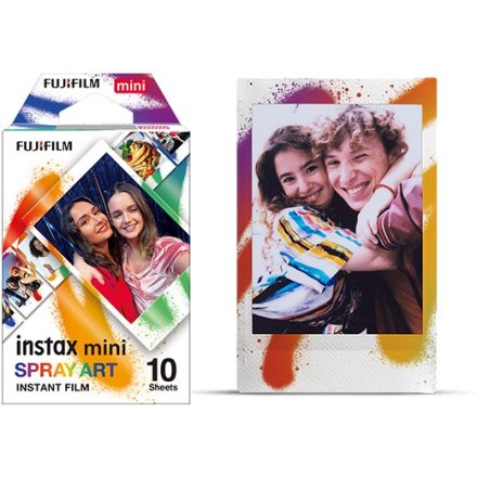Fujifilm Instax Mini Spray Art fotópapír (10 lap)