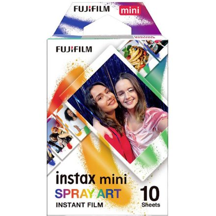 Fujifilm Instax Mini Spray Art fotópapír (10 lap)