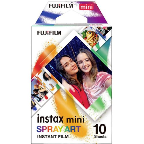 Fujifilm Instax Mini Spray Art fotópapír (10 lap)