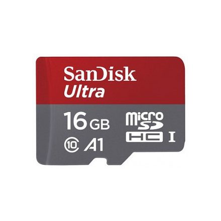 SanDisk Ultra microSDHC A1 16GB (98MB/s) + adapter (173470)