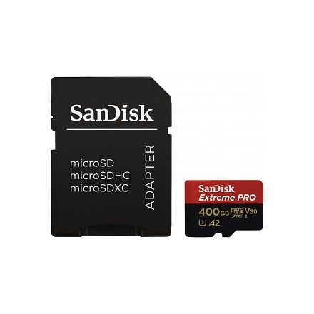 SanDisk Mobile Extreme PRO microSDXC V30 A2 400GB + adapter (170MB/s) (183523)