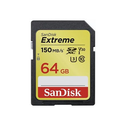 SanDisk Extreme SDXC 64GB (UHS-1, class 10) (150MB/s) (183524)