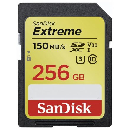 SanDisk Extreme SDXC 256GB (UHS-1, class 10) (150MB/s) (183526)