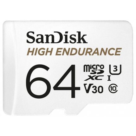 SanDisk High Endurance microSDXC 64GB V30, A2 (100MB/s) (183566)