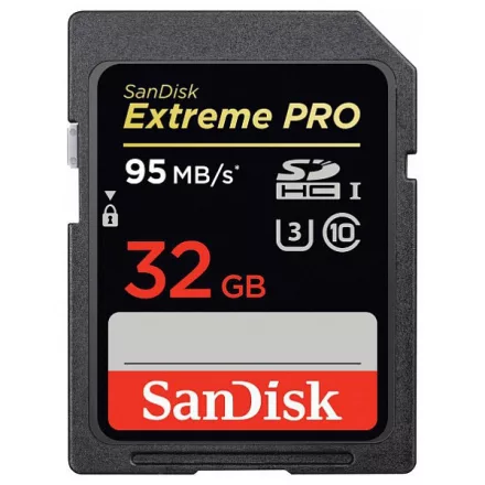 SanDisk Extreme PRO SDHC U3 32GB (95MB/s) (használt)