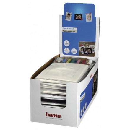 Hama 1854 papírkeret-szett csipesszel és zsinórral (fekete vagy fehér színben)