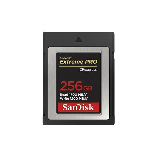   SanDisk Extreme PRO CFExpress Type B 256GB memóriakártya (1700/1200 MB/s sebesség) (186486)