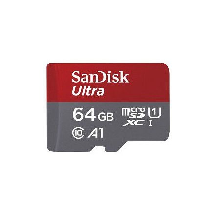 SanDisk Ultra microSDXC 64GB 120MB/s A1 Class 10 UHS-I + adapter
