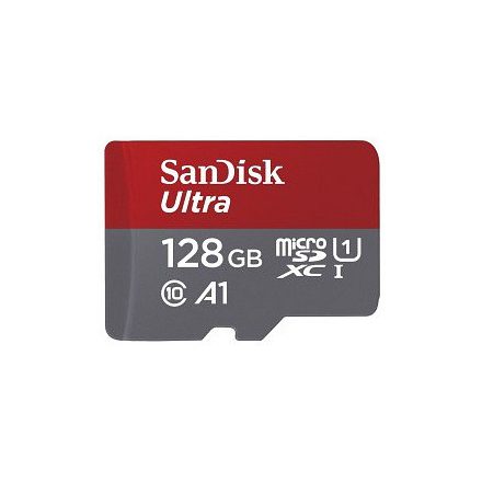 SanDisk Ultra microSDXC 128GB 120MB/s A1 Class 10 UHS-I + adapter + android app