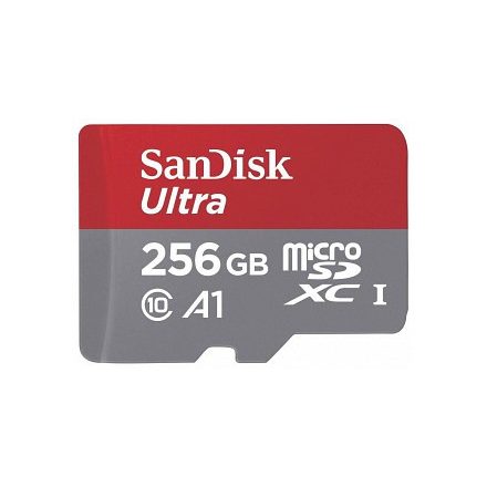 SanDisk Ultra microSDXC 256GB 120MB/s A1 Class 10 UHS-I + adapter + android app